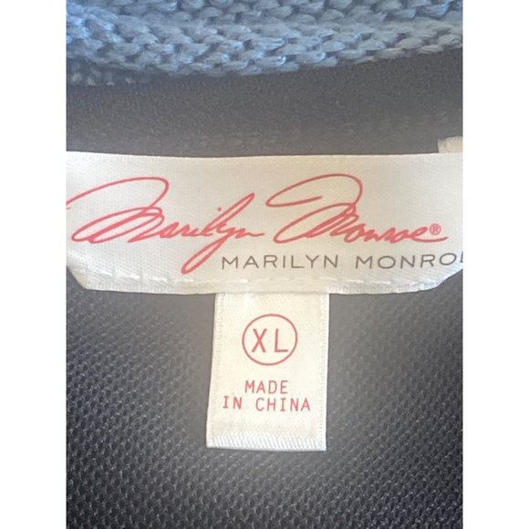 Marilyn Monroe Black Spaghetti Straps Caped Zipper Back Dress Size XL - Picture 5 of 8